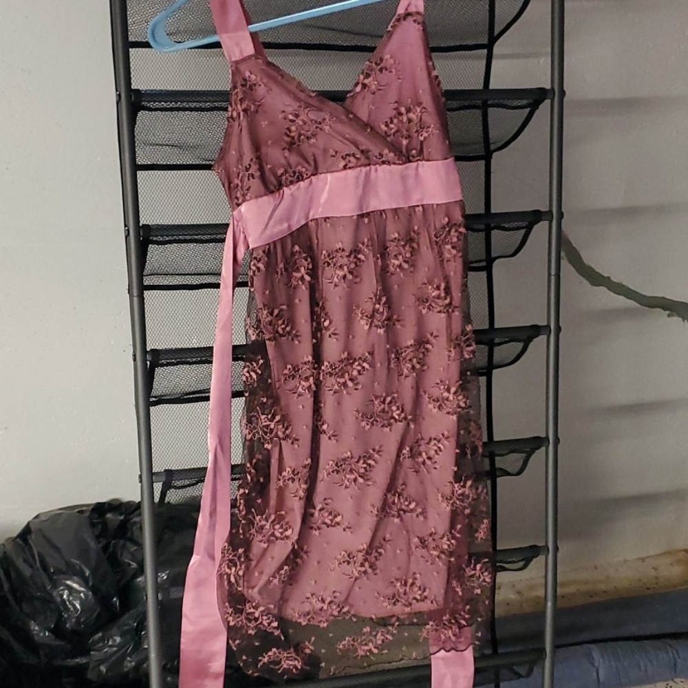 Girls Pink layer dress